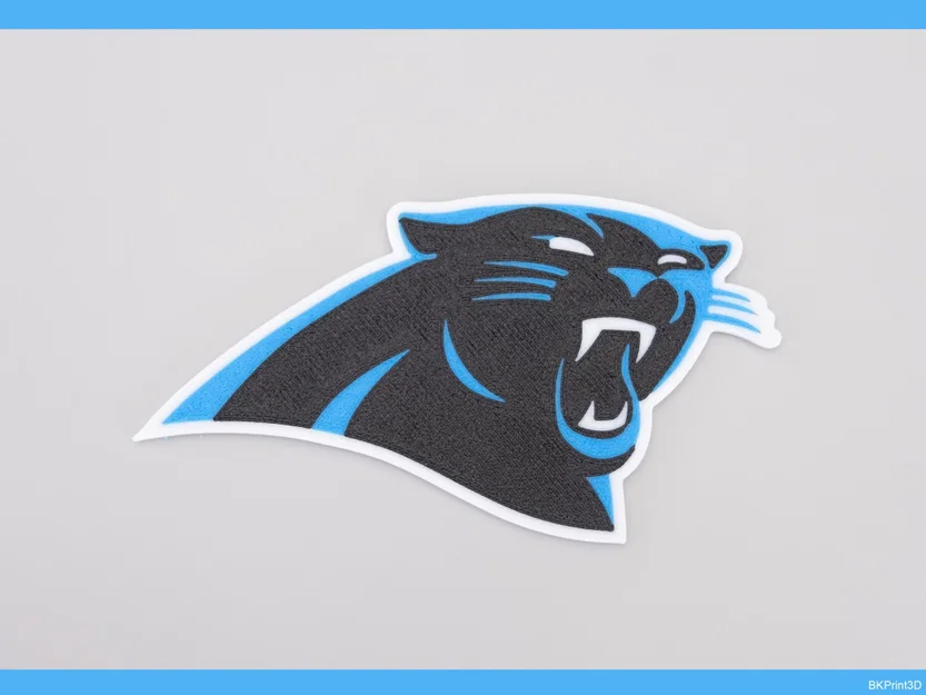 Biểu tượng Carolina Panthers nhiều màu sắc - Image 1