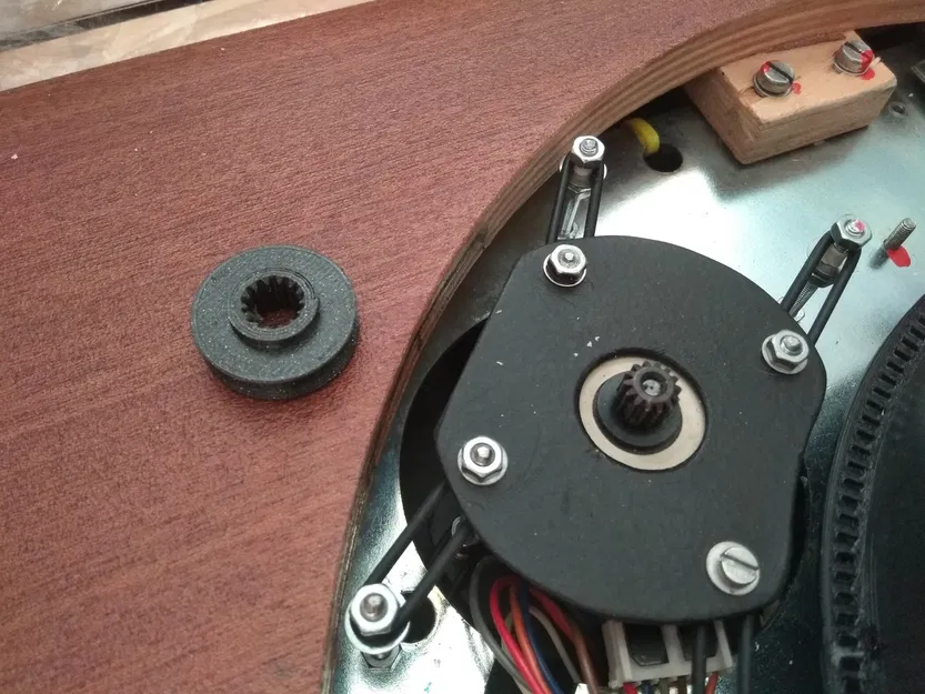 Bánh đai thay thế cho động cơ bước trong đĩa than TESLA NC-450 - Image 7