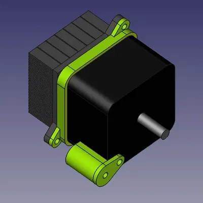 Gắn tản nhiệt cho động cơ bước trên máy in 3D Prusa i3
