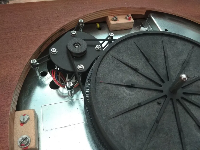 Bánh đai thay thế cho động cơ bước trong đĩa than TESLA NC-450 - Image 8