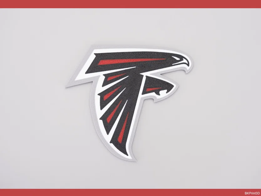 Biểu tượng Atlanta Falcons đa sắc màu - Image 1