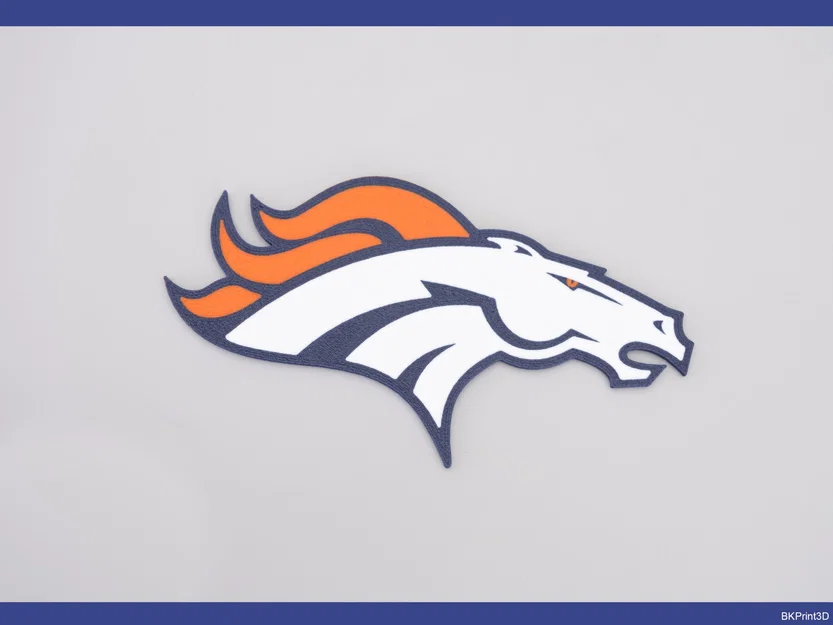 Biểu tượng Denver Broncos đa sắc màu - Image 1