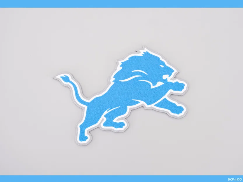 Biểu tượng Detroit Lions nhiều màu sắc - Image 1