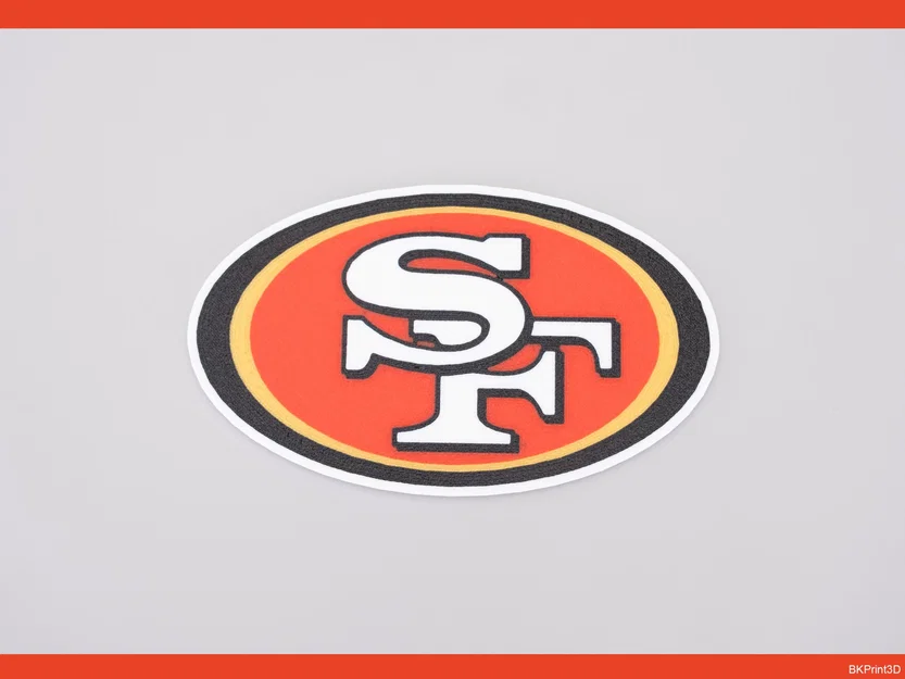 Bảng kỷ niệm San Francisco 49ers nhiều màu sắc - Image 1
