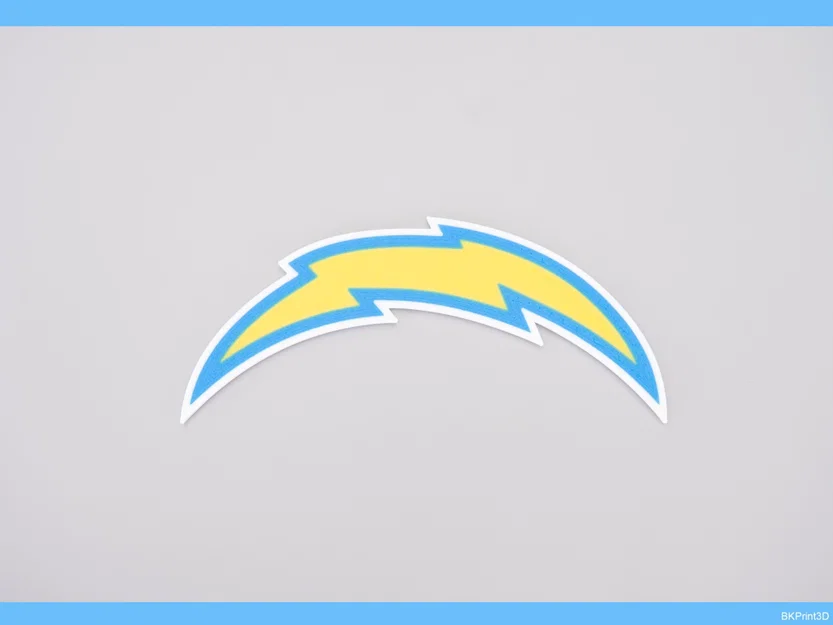 Biểu tượng Los Angeles Chargers đa sắc màu - Image 1