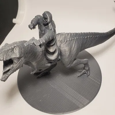 Chúa Giê-su cưỡi khủng long T-rex