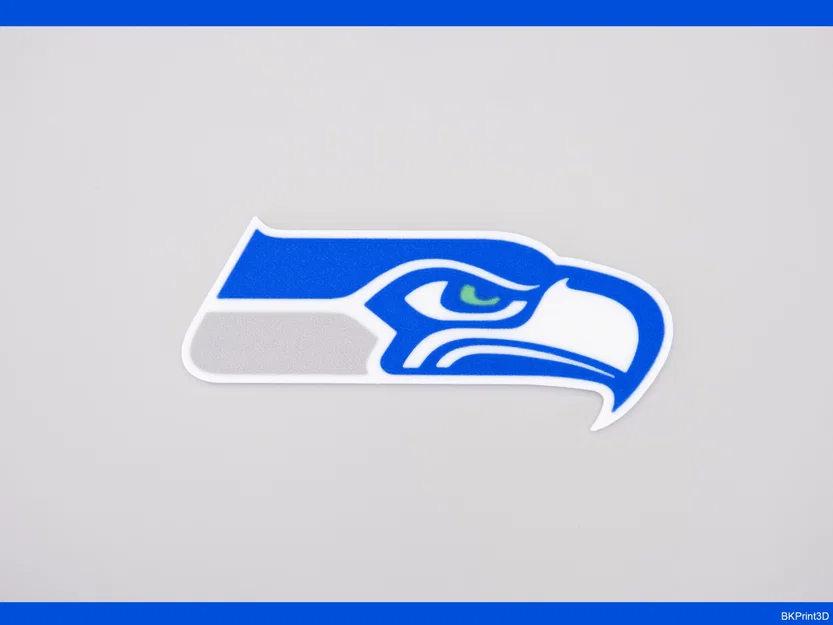 Biểu tượng Seattle Seahawks nhiều màu sắc - Image 1