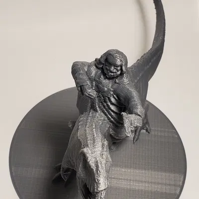 Chúa Giê-su cưỡi khủng long T-rex