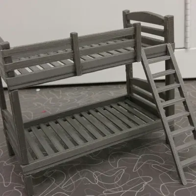 Giường tầng cho ngôi nhà đồ chơi của bé gái