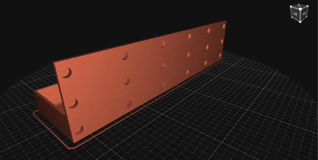 Khay từ tính 224mm cho bàn làm việc bằng thép - Image 2