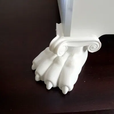 Chân máy in 3D thiết kế hình dấu chân thú cổ điển