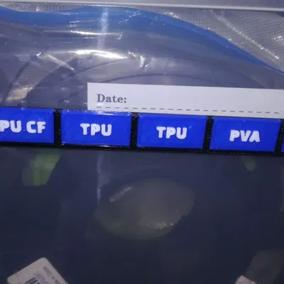 Màn hình hiển thị tên filament tiện lợi cho máy in 3D