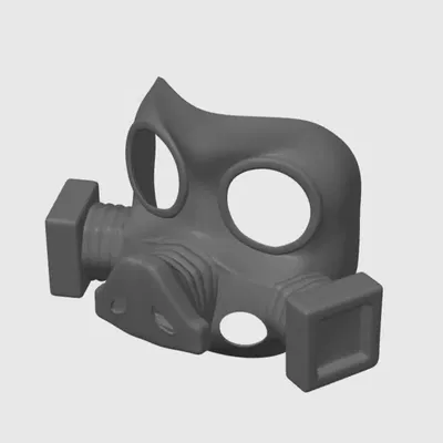 Mô hình mặt nạ khí in 3D cho cosplay