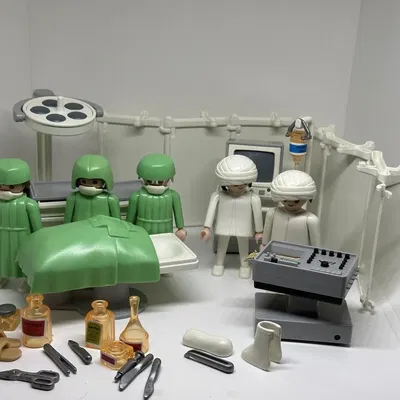 Thay thế panel riêng tư cho bệnh viện Playmobil cổ điển