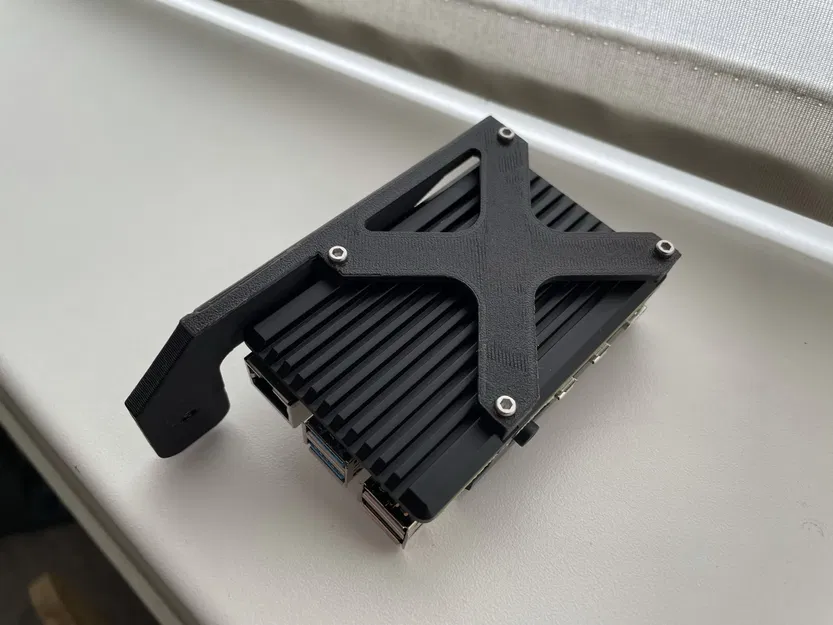 Giá đỡ cho case nhôm RPi4B của Geekworm - Image 1