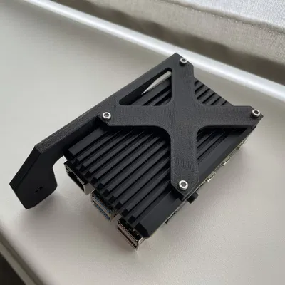 Giá đỡ cho case nhôm RPi4B của Geekworm