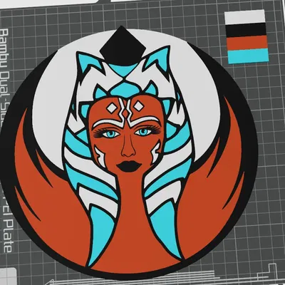 Đèn bắt sáng kính màu Ahsoka Tano