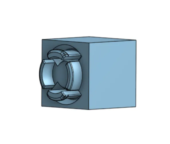 Quả cầu low poly tưởng nhớ mô hình Qube 500 - Image 1