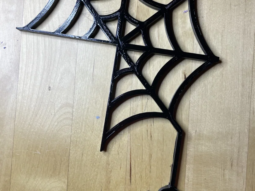 Treo cửa hình mạng nhện trang trí Halloween - Image 1