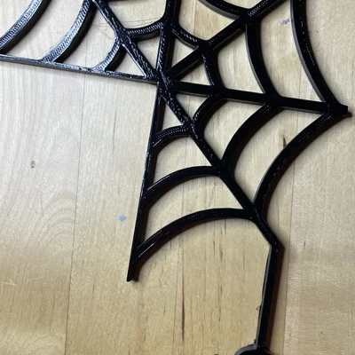 Treo cửa hình mạng nhện trang trí Halloween