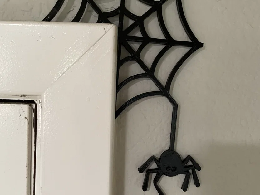 Treo cửa hình mạng nhện trang trí Halloween - Image 2