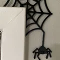 Treo cửa hình mạng nhện trang trí Halloween - Thumbnail 2