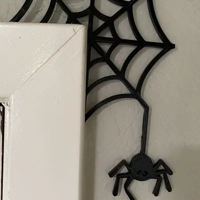 Treo cửa hình mạng nhện trang trí Halloween