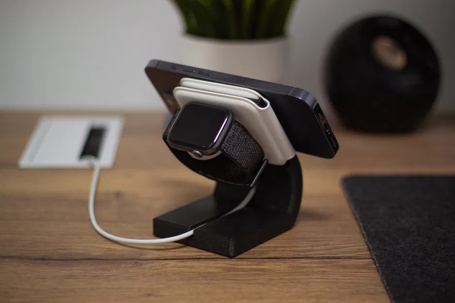 Giá đỡ MagSafe Duo cho iPhone và Apple Watch - Image 2