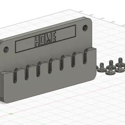 Giá treo chìa khóa treo tường đơn giản và tiện lợi