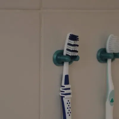 Giá đỡ bàn chải đánh răng gắn keo nóng