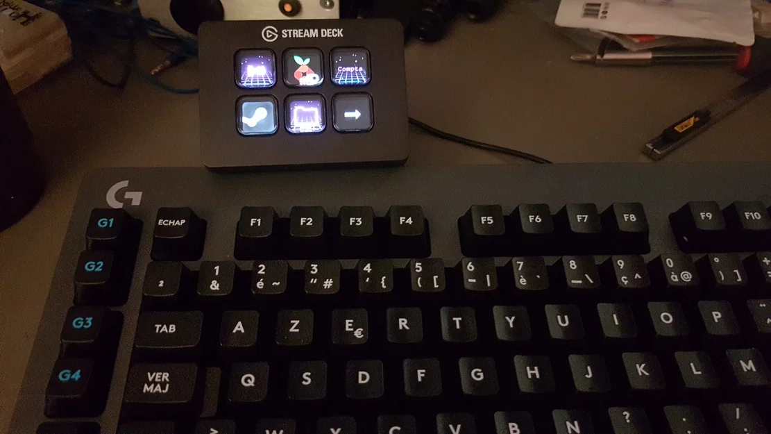 Giá đỡ StreamDeck Mini cho bàn phím Logitech G613 - Image 2