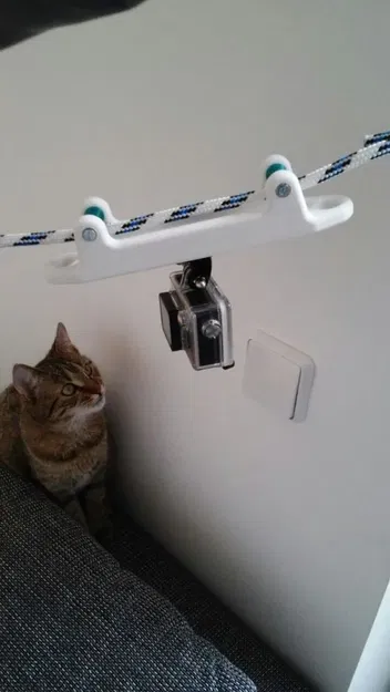 Giá đỡ GoPro cho thuyền với hệ thống dây kéo RopeSlide V2 - Image 1