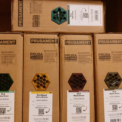 Mẫu trưng bày Prusament cho cửa sổ hộp