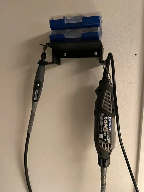 Giá treo Dremel kèm kệ để lưu trữ phụ kiện - Image 1