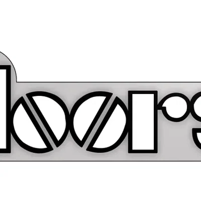 Móc chìa khóa 3D của ban nhạc The Doors