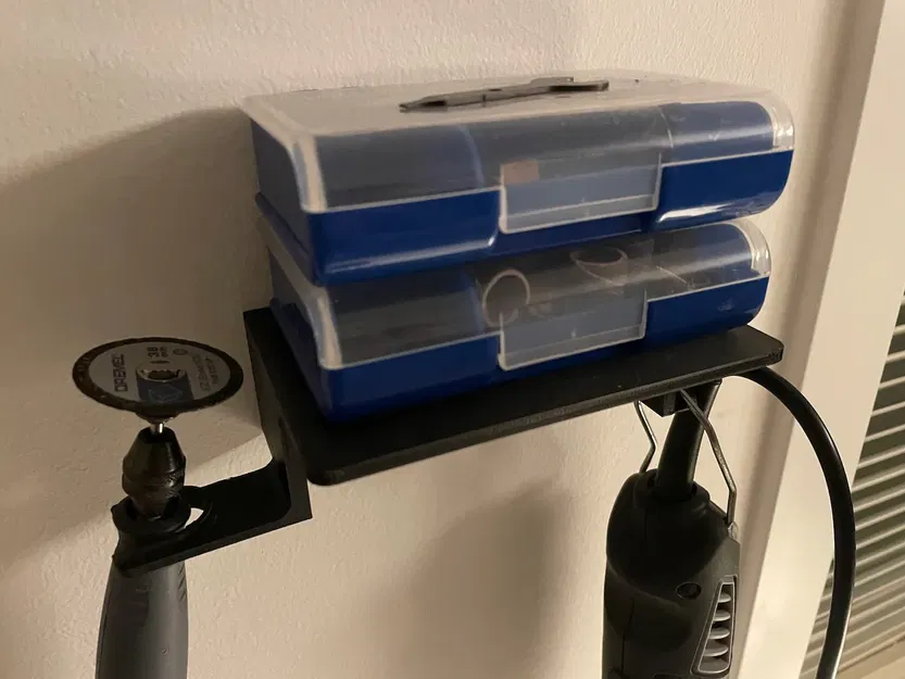 Giá treo Dremel kèm kệ để lưu trữ phụ kiện - Image 3