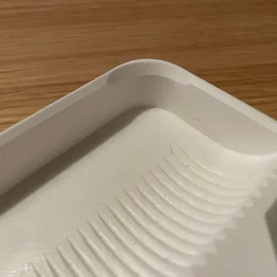 Khay trộn màu nhỏ cho sơn hobby với khu vực làm sạch cọ