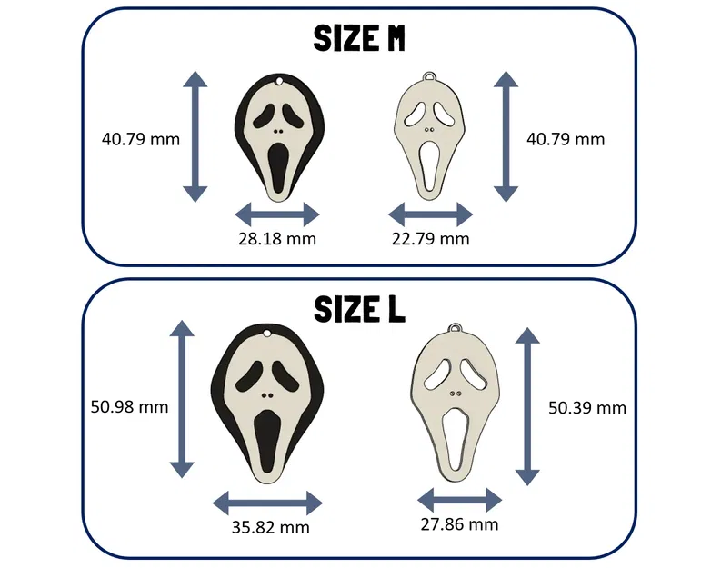 Bông tai Scream phong cách Halloween - Image 2