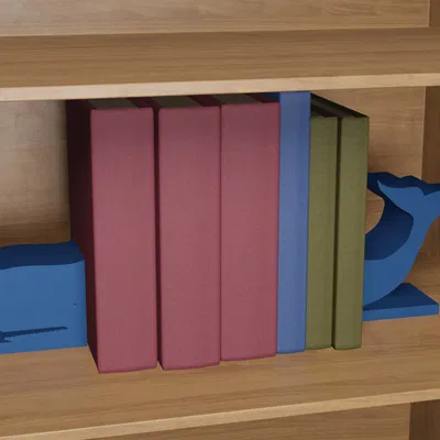 Giá đỡ sách hình cá voi giữ sách gọn gàng