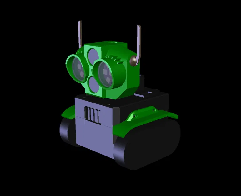 Robot dễ thương cho trẻ em sử dụng kit sumo Pololu - Image 9