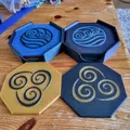 Bộ lót ly Bending Elements từ Avatar: The Last Airbender - Thumbnail 1