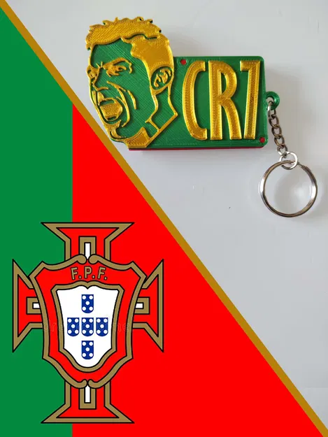 Móc khóa CR7 với động tác ăn mừng có thể tháo rời - Image 2