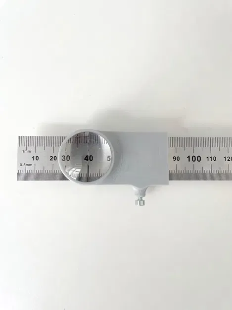 **Dừng độ sâu cho thước kẻ với ống kính chỉ thị 6x** - Image 1