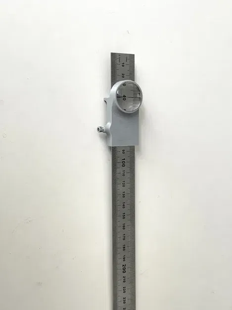 **Dừng độ sâu cho thước kẻ với ống kính chỉ thị 6x** - Image 2