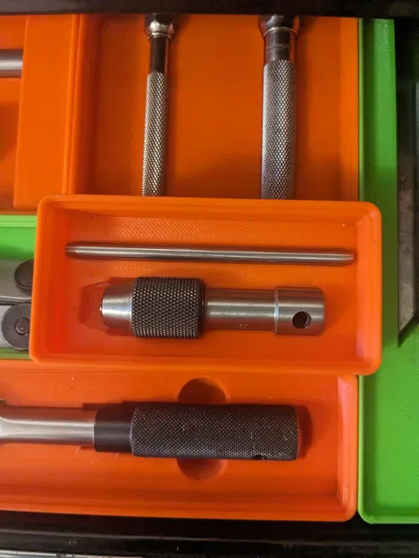 Cán cờ lê Starrett 93A kiểu T cho mô-đun Gridfinity - Image 1