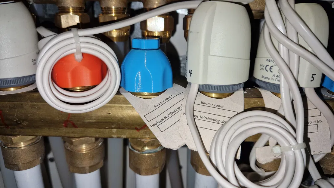 Bộ điều khiển tay cho van làm nóng nước Wavin Tigris - Image 2