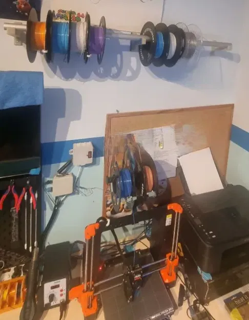 Giá đỡ cuộn filament treo tường cho máy in 3D - Image 2