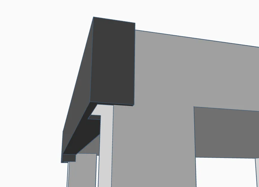 Giá đỡ cáp đơn giản cho bàn LACK 55x55 - Image 3