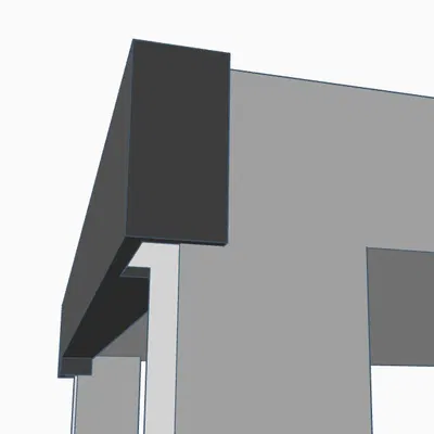 Giá đỡ cáp đơn giản cho bàn LACK 55x55