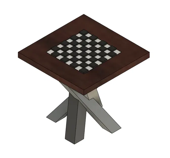 Bàn cờ cho nhà búp bê với thiết kế liên kết - Image 1